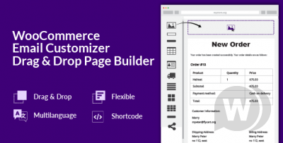 WooCommerce Email Customizer with Drag and Drop Email Builder v1.5.14