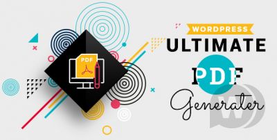 WP Ultimate PDF Generator v1.0.5 NULLED - генератор PDF для WordPress