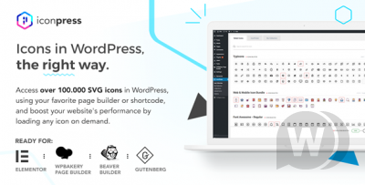 IconPress Pro v1.4.6 NULLED - управление иконками для WordPress