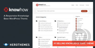 KnowHow v1.1.16 - WordPress шаблон базы знаний