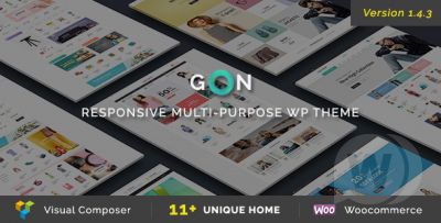Gon v2.1.2 - отзывчивая многоцелевая тема WordPress