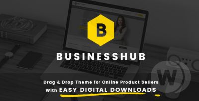 Business Hub v1.1.6 - шаблон WordPress для интернет-магазина цифровых товаров