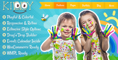 Kiddy v1.2.0 - детский шаблон на WordPress