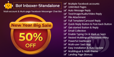 Bot Inboxer Standalone v2.5 NULLED - чат бот для Facebook Messenger