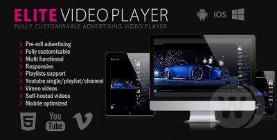 Elite Video Player - скрипт HTML5 видеоплеера