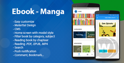 Ebook Manga v1.4 - приложение электронных книг на Android