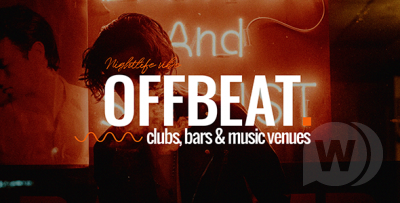 Offbeat - шаблон WordPress для ночного клуба или кафе
