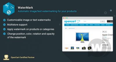WaterMark 3.2.2 - водяной знак и защита для ваших продуктов OpenCart