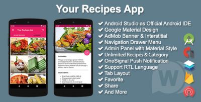 Your Recipes App v2.5.0 - приложение рецептов Android