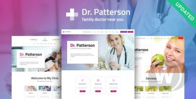 Dr.Patterson - шаблон медицинской тематики для WordPress