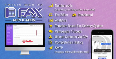 Twilio WEB To Fax Machine v1.1 - скрипт отправки факсов