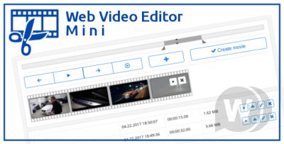Web Video Editor Mini v1.2.1 - скрипт онлайн видеоредактора
