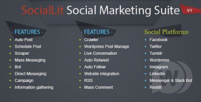 SocialLit - скрипт социального маркетинга