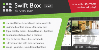 Swift Box v2.1 - jQuery слайдер контента