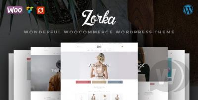 ZORKA v1.3.5 - WordPress шаблон интернет-магазина моды