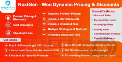 NextGen v5.07NULLED - динамическое ценообразование и скидки WooCommerce