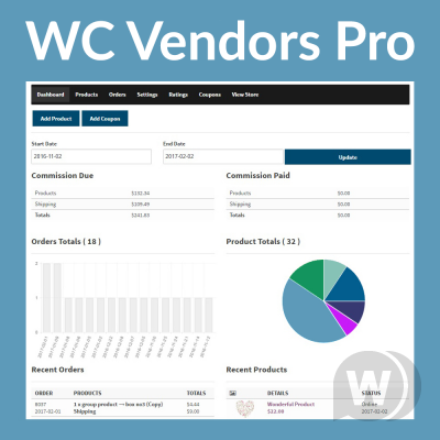 WC Vendors Pro v1.7.4 - магазин внутри магазина WordPress