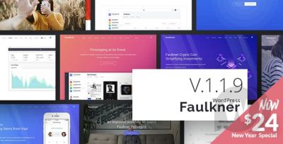 Faulkner v1.1.14 - адаптивная тема WordPress для IT компаний