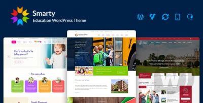 Smarty v3.4.6 NULLED - шаблон WordPress для школы/университета