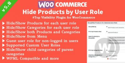 WooCommerce Hide Products v6.3.2 - скрыть продукты WooCommerce