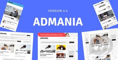 Admania v2.5 - новостной шаблон WordPress
