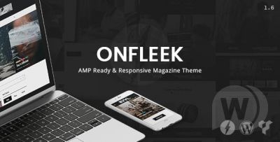 Onfleek v2.2 - новостной шаблон с поддержкой AMP для WordPress