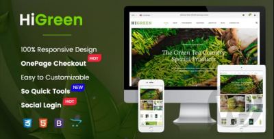 HiGreen v1.0.1 - универсальный шаблон для OpenCart 2