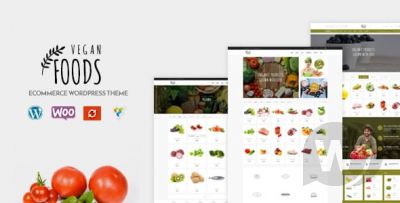 Vegan Food v5.2.7 - шаблон интернет-магазина еды WordPress