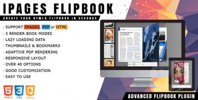 iPages Flipbook v1.3.4 - флипбук jQuery плагин 