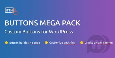 Buttons Mega Pack Pro v2.0 - плагин создания кнопок WordPress