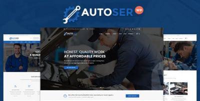 Autoser v1.0.4 - шаблон WordPress автосервиса
