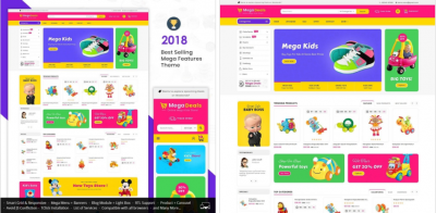 Mega Deals Kid Toys v1.1.0 - шаблон детского интернет-магазина PrestaShop 1.7