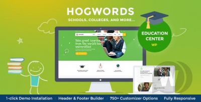 Hogwords v1.1.1 - WordPress шаблон образовательного центра