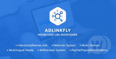 AdLinkFly NULLED монетизация коротких ссылок