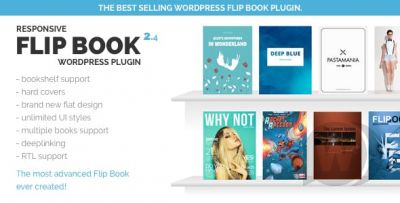 Responsive FlipBook Plugin v2.5.0 - флипбук плагин WordPress