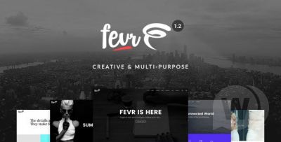 Fevr v1.3.0.1 - творческая многоцелевая тема WordPress