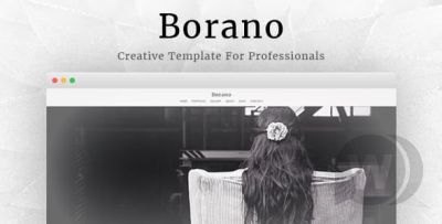 Borano v1.46 - шаблон для сайта портфолио фотографа WordPress