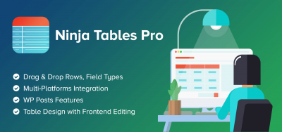 Ninja Tables Pro v4.1.8 NULLED - конструктор таблиц для WordPress