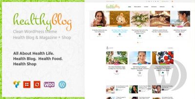 Healthy Living v1.2.2 - шаблон блога о здоровье WordPress