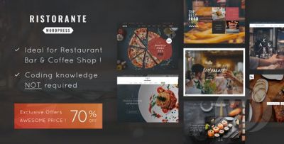 Ristorante v1.0 - шаблон ресторана WordPress