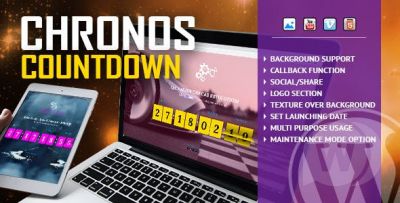 Chronos CountDown v1.0 - плагин таймера для WordPress