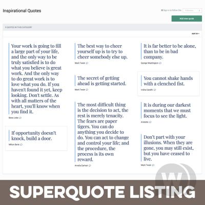 Pages SuperQuote 1.2 - страница с цитатами IPS 4 