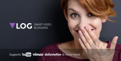 Vlog v2.3.2 - шаблон для видео-блоггеров WordPress