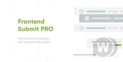 Frontend Submit PRO v3.5 - конструктор различных форм WordPress