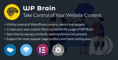 WP Brain v1.3.6 - управление содержимым сайта WordPress