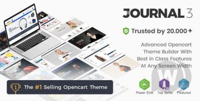 Journal 3.1.10 NULLED - универсальный шаблон для OpenCart