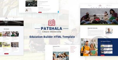 Patshala v1.0 - образовательный HTML-шаблон