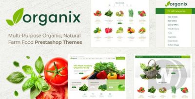 Organix v1.0.0 - шаблон магазина органических товаров PrestaShop 1.7