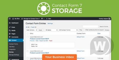 Storage for Contact Form CF7 v2.0.3 - хранилище данных Contact Form CF7