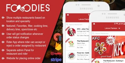 Restaurant Food Delivery & Ordering System With Delivery Boy - Android v2.0.6
